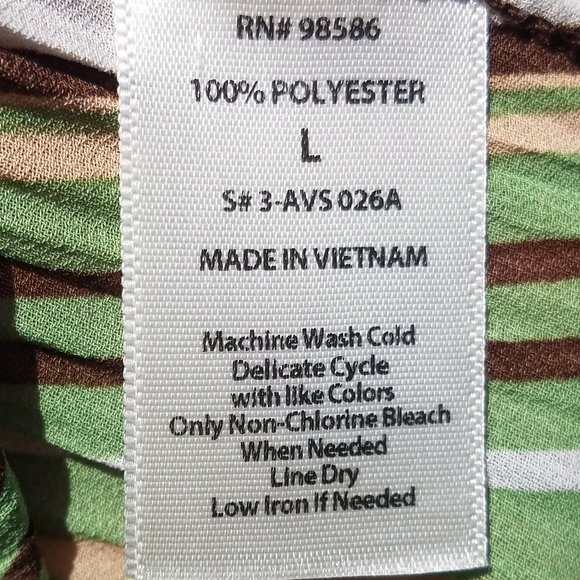 AVA JAMES Multicolor Striped Diamind Pattern Skirt - Picture 6 of 16